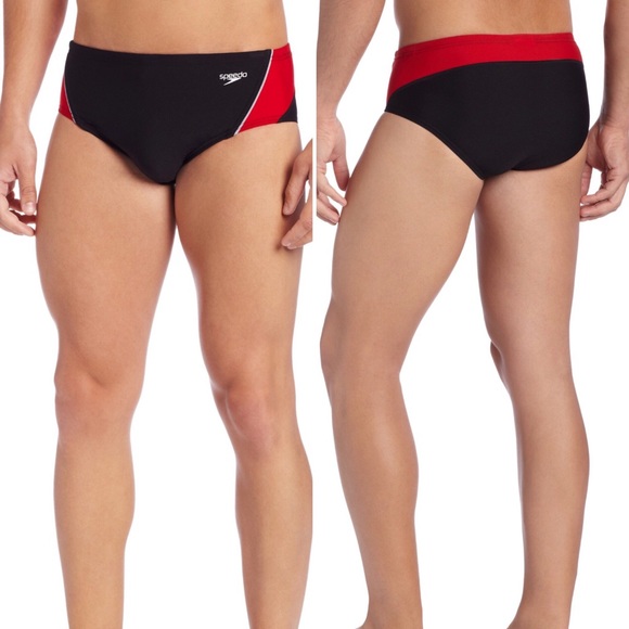 Speedo Mens Endurance Launch Splice Brief Swimsuit